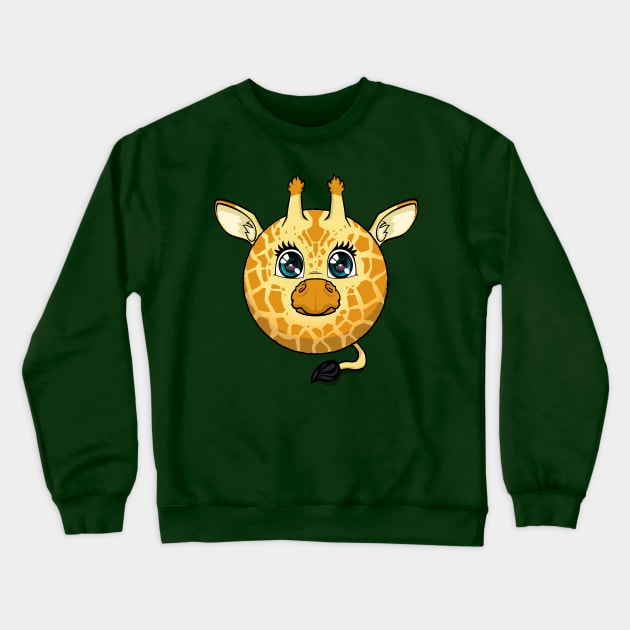 Girraffe Fluffball Crewneck Sweatshirt by Chimera Cub Club